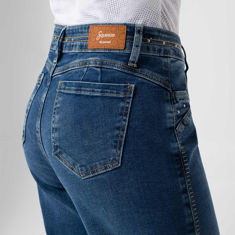 PANTALON DENIM STRETCH MUJER DELFI - 5