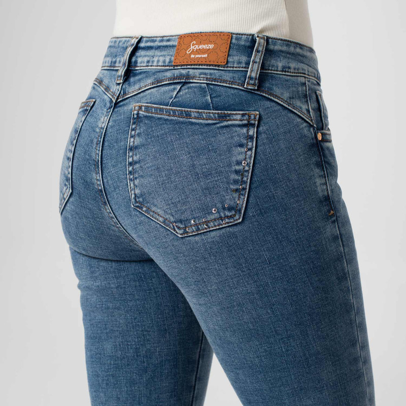 PANTALON DENIM STRETCH MUJER AENYT - 5