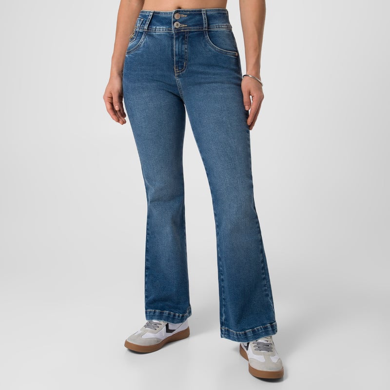 PANTALON DENIM STRETCH MUJER NOVIRA - 1