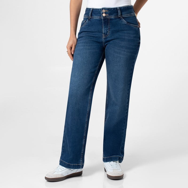 PANTALON DENIM STRETCH MUJER NHURIALY - 1