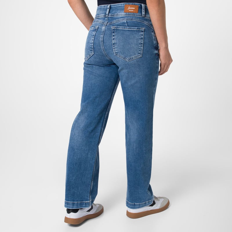 PANTALON DENIM STRETCH MUJER NHURIALY - 2