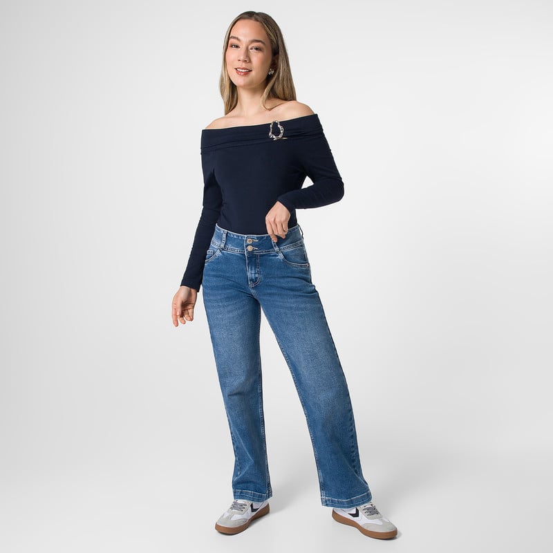 PANTALON DENIM STRETCH MUJER NHURIALY - 3