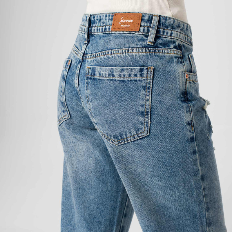 PANTALON DENIM MUJER NISH - 5