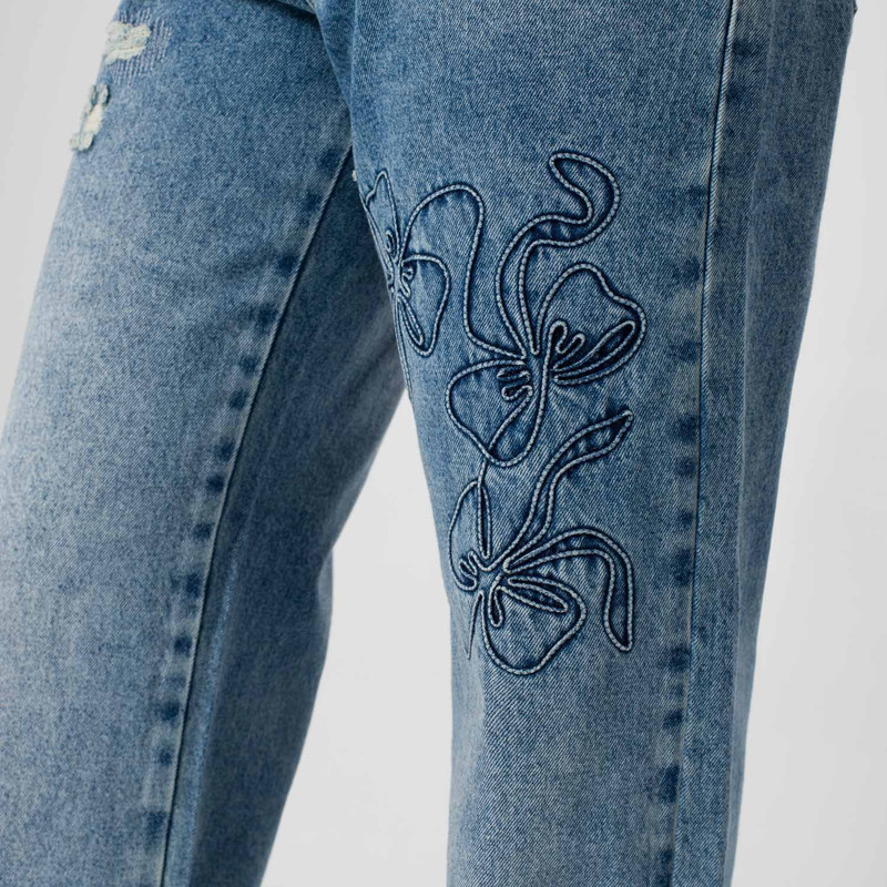 PANTALON DENIM MUJER NISH - 6