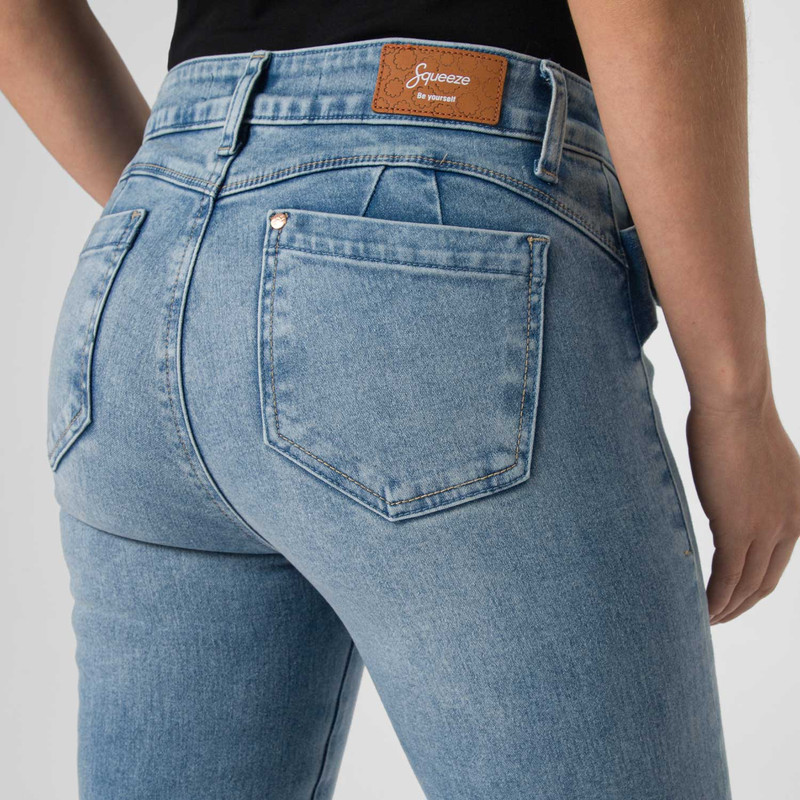 PANTALON DENIM STRETCH MUJER ZORVIA - 5