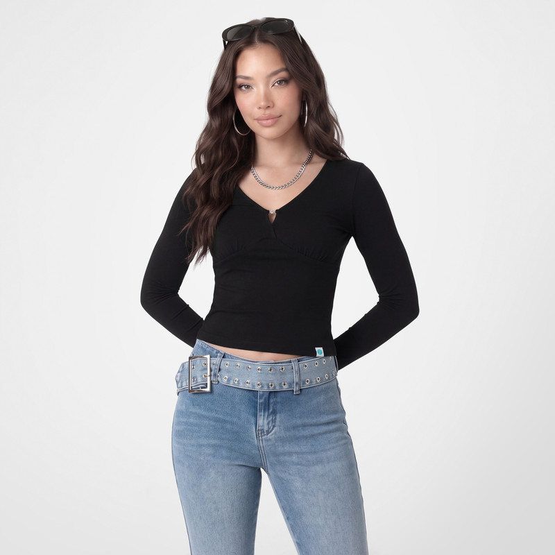 POLO MODA JERSEY FULL LYCRA MUJER CIRELLA - 1