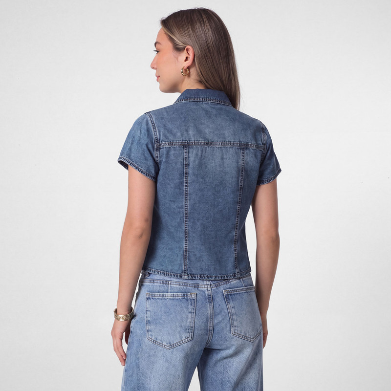 BLUSAS DENIM MUJER NYTERA - 2