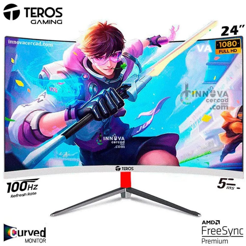 MONITOR CURVO TEROS 24  FHD - 1