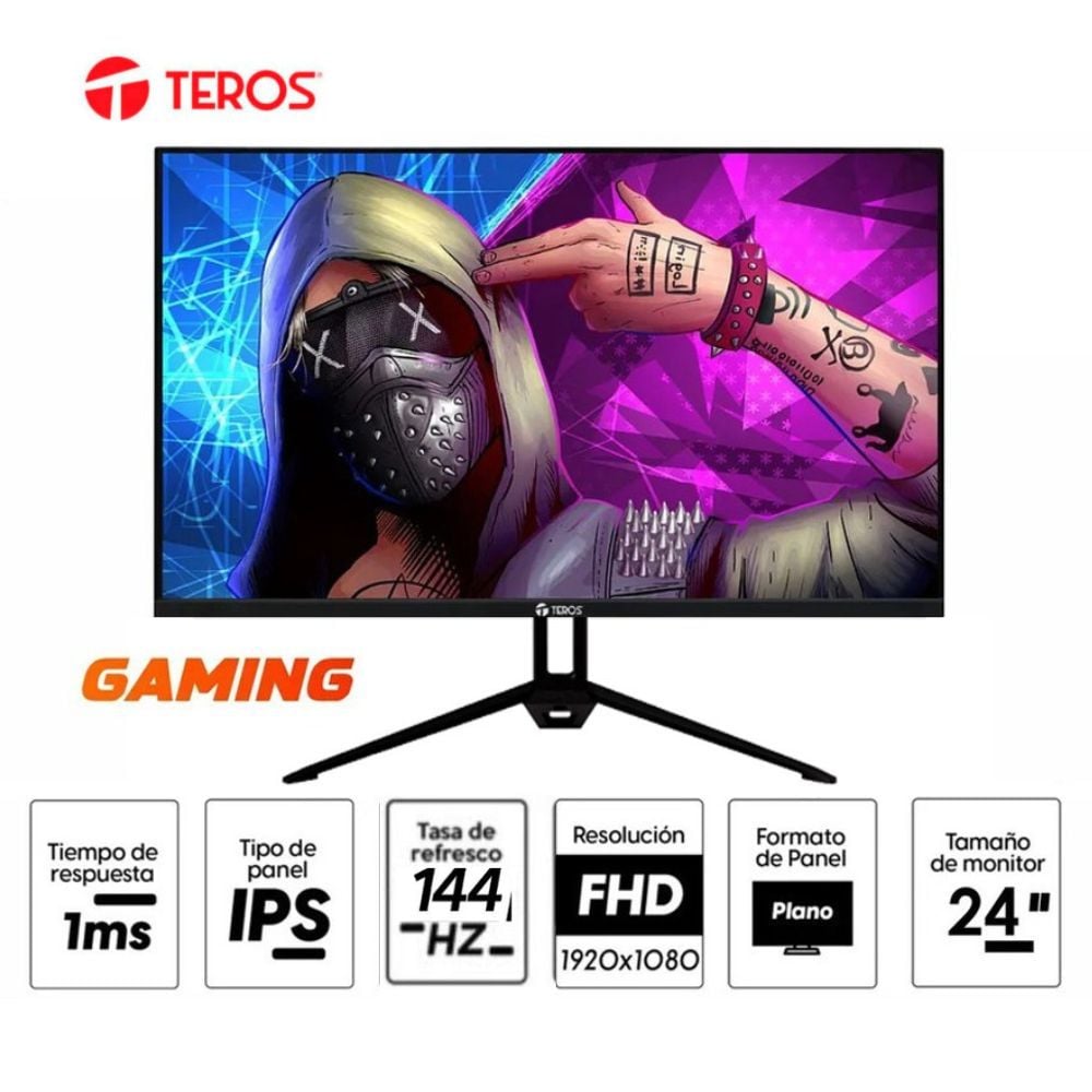 MONITOR TEROS 24 PLANO 23.8" IPS 144HZ - 3