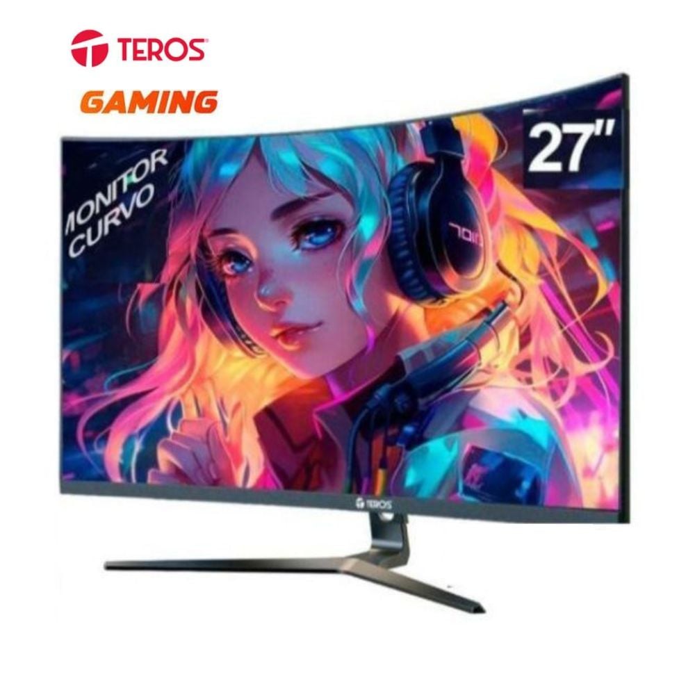 MONITOR TEROS 27' FULL HD GAMER CURVO - 1