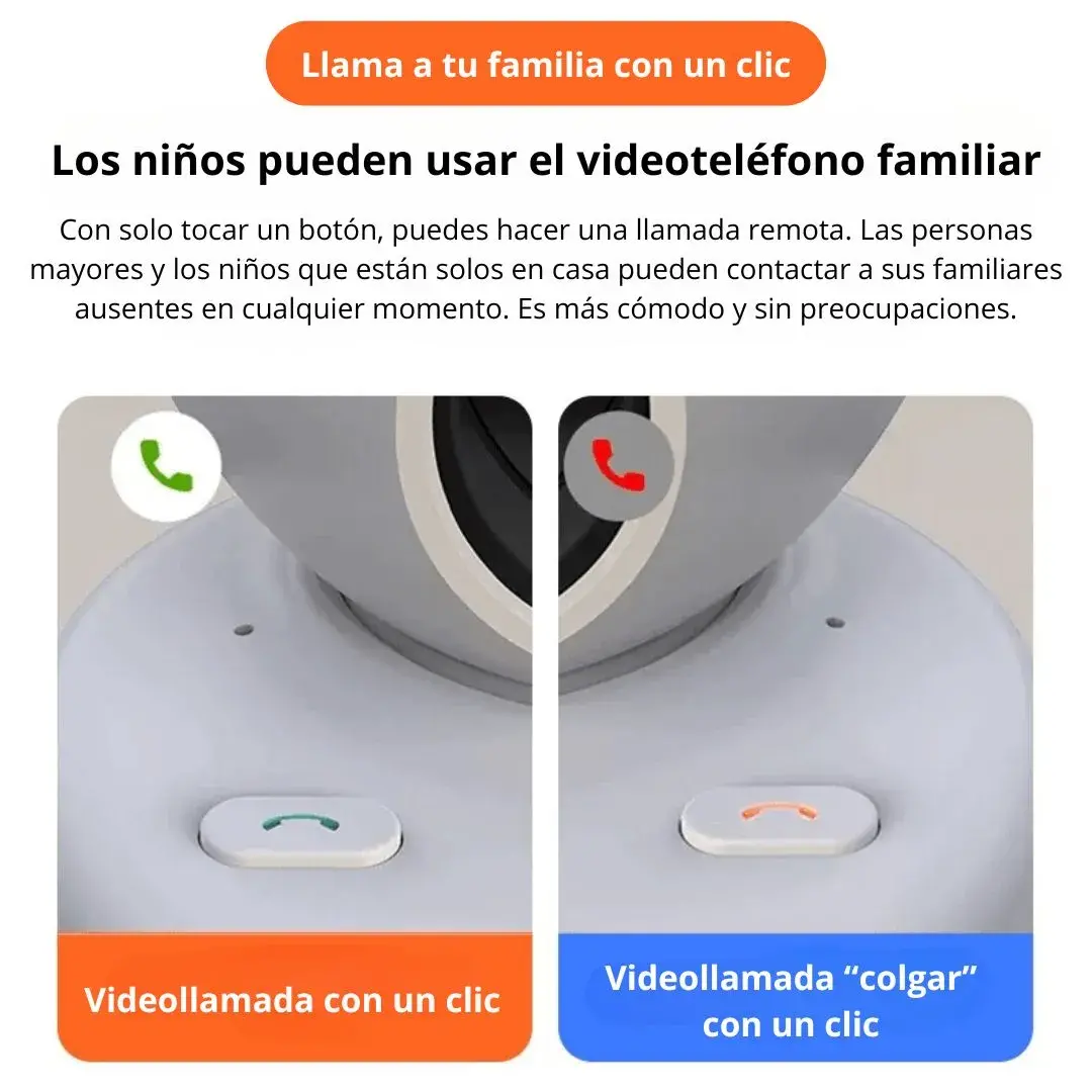 CÁMARA INTELIGENTE FULL HD WIFI CON VIDEOLLAMADA DETECCIÓN Y VISIÓN NOCTURNA - 3