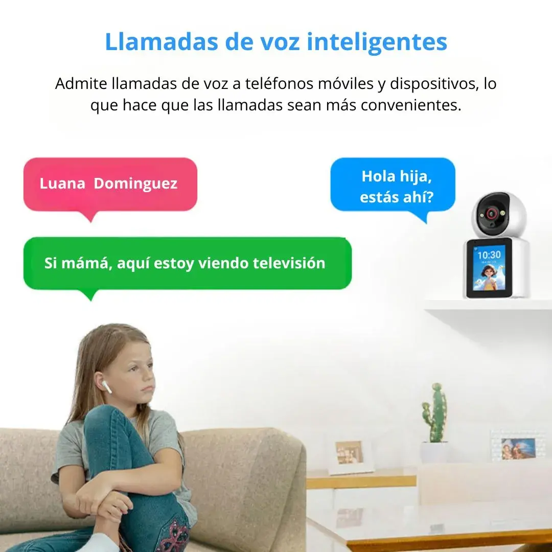 CÁMARA INTELIGENTE FULL HD WIFI CON VIDEOLLAMADA DETECCIÓN Y VISIÓN NOCTURNA - 4