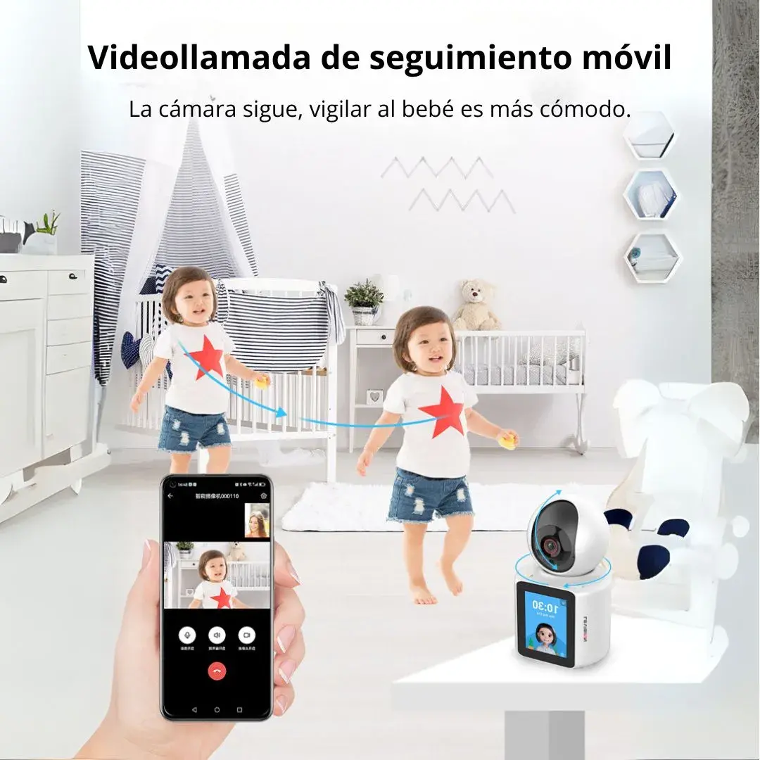 CÁMARA INTELIGENTE FULL HD WIFI CON VIDEOLLAMADA DETECCIÓN Y VISIÓN NOCTURNA - 5
