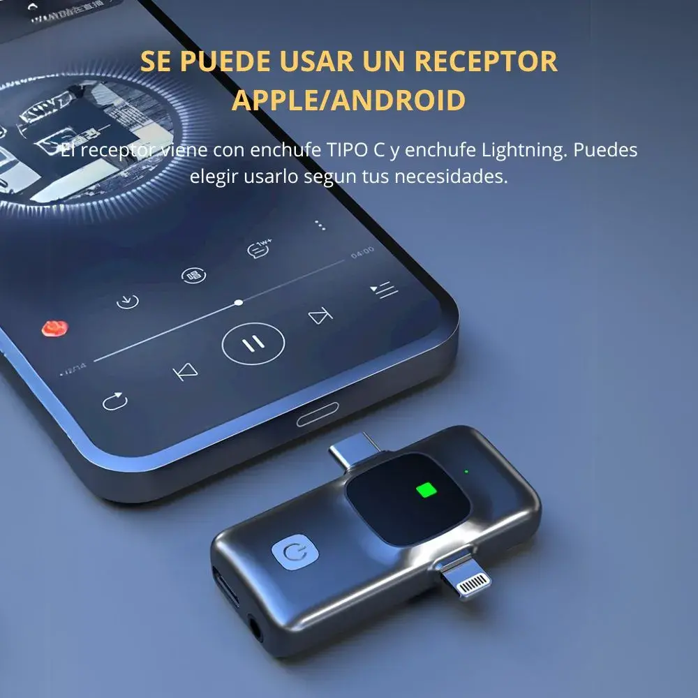 AURICULARES INALÁMBRICOS CON MICRÓFONO Y TARJETA DE SONIDO USB - 5