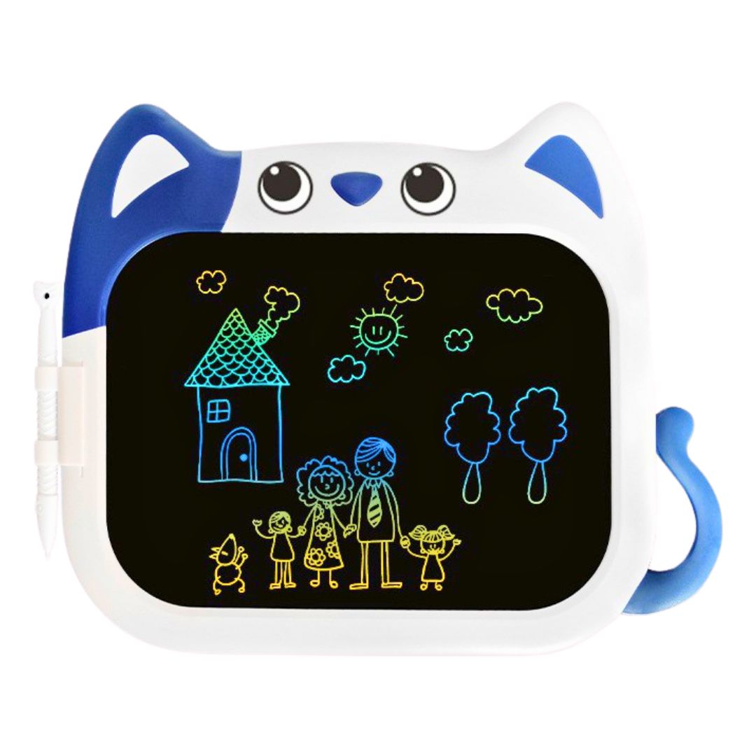 TABLETA DE ESCRITURA LCD 10” INFANTIL CON DISEÑO DE GATO - 1