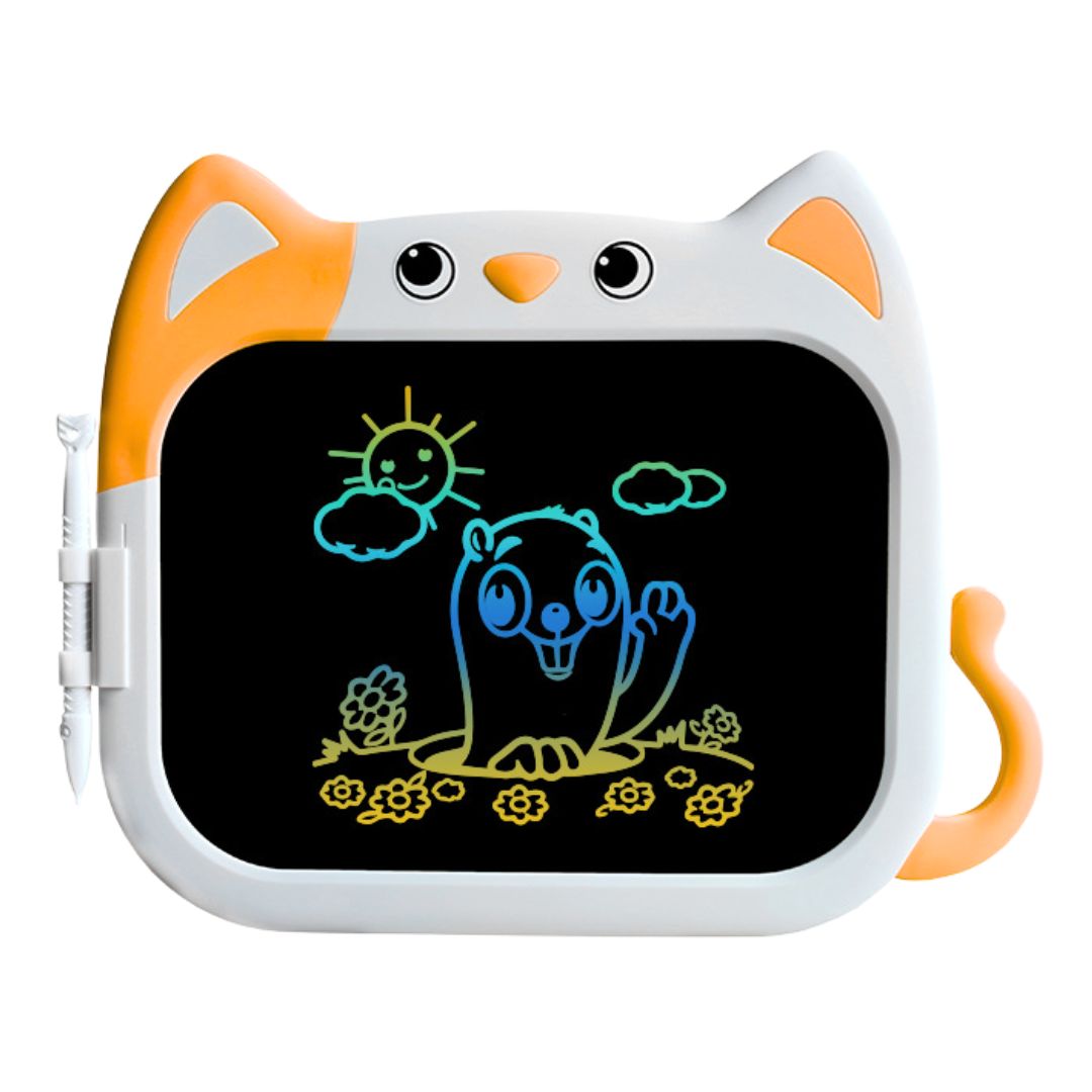 TABLETA DE ESCRITURA LCD 10” INFANTIL CON DISEÑO DE GATO - 1