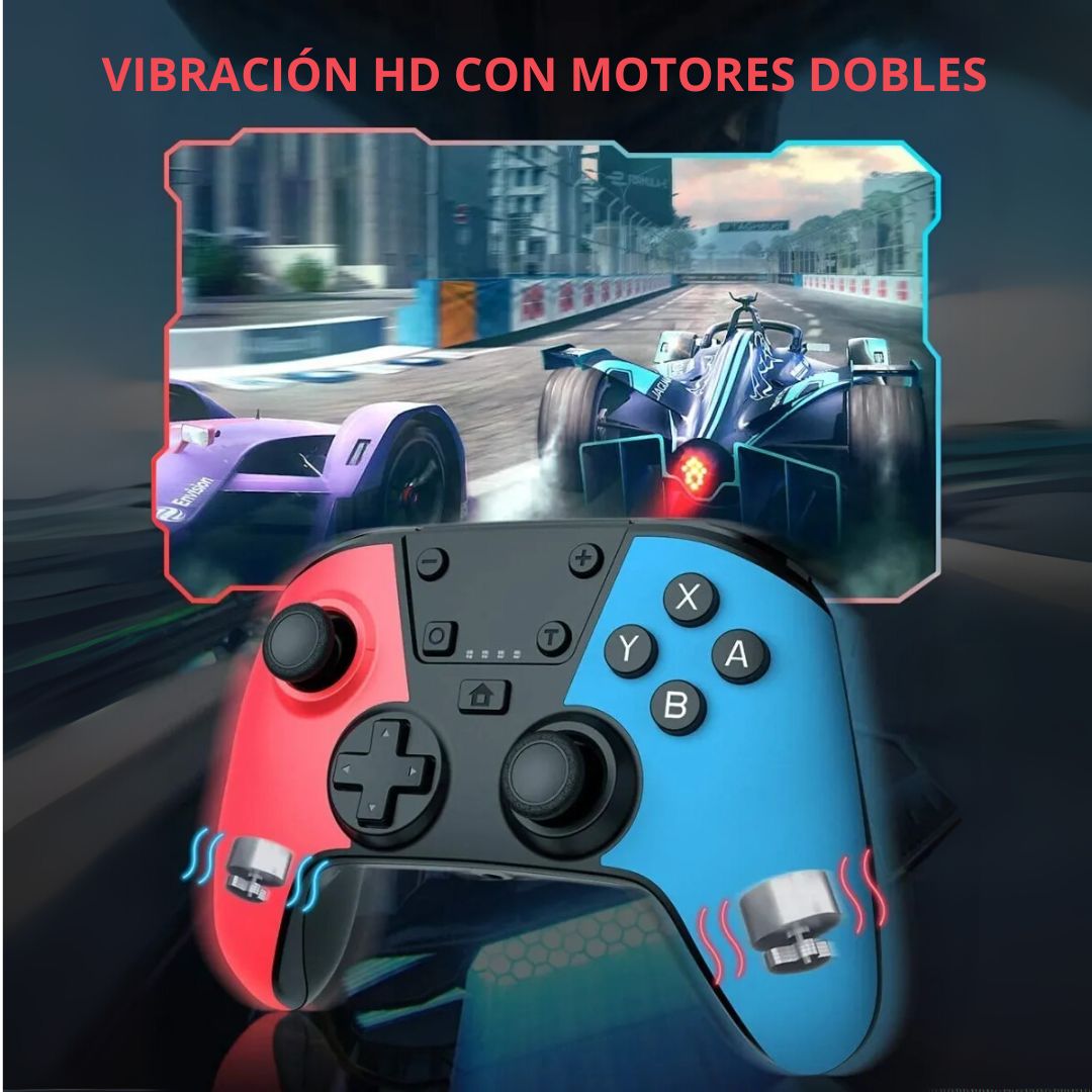 MANDO PRO INALÁMBRICO SWITCH CON NFC TURBO MACRO Y GIROSCOPIO - 4