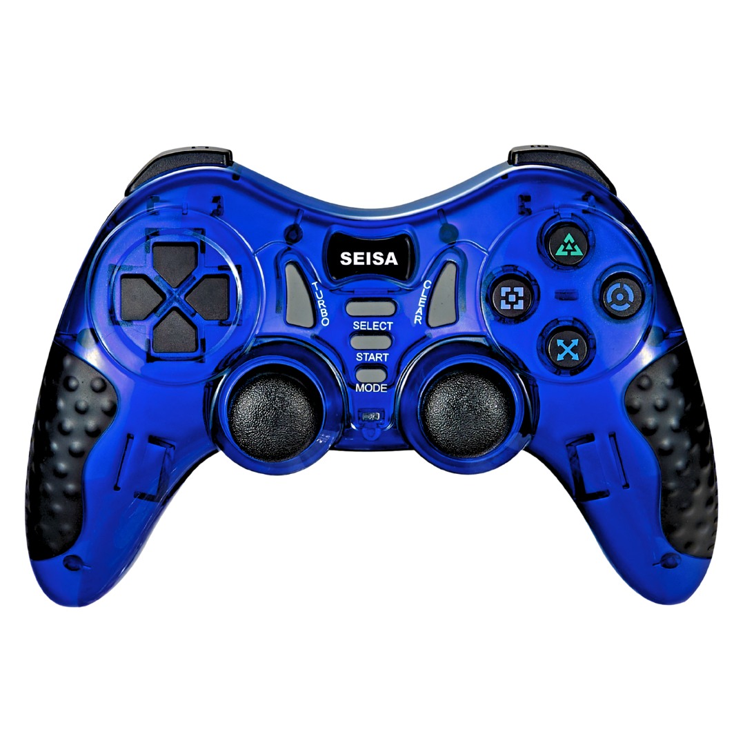 MANDO INALÁMBRICO 2.4G 6 EN 1 CON VIBRACIÓN Y TURBO PARA PC Y CONSOLAS - 1