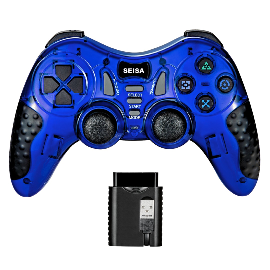 MANDO INALÁMBRICO 2.4G 6 EN 1 CON VIBRACIÓN Y TURBO PARA PC Y CONSOLAS - 4