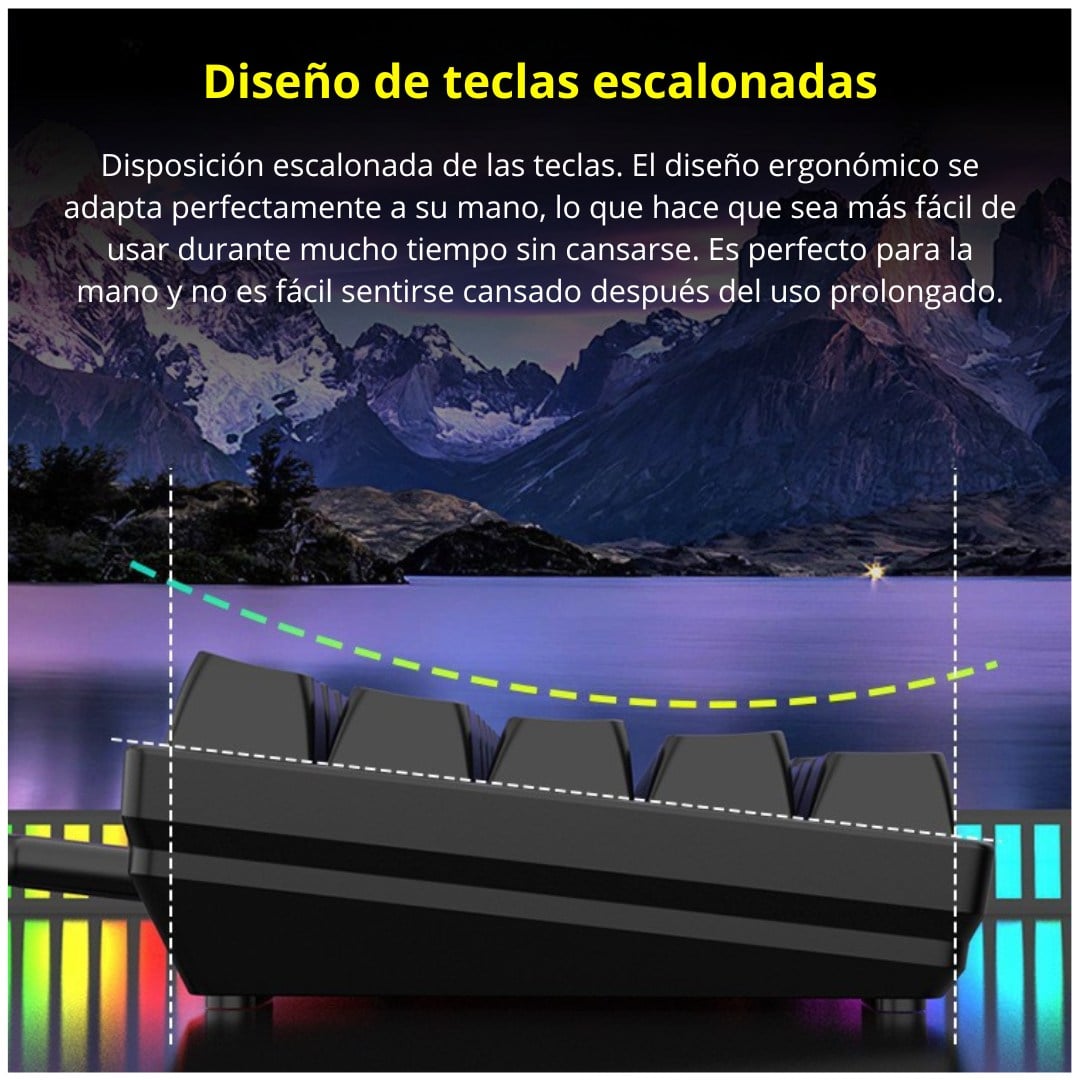 TECLADO MECÁNICO GAMER RGB 104 TECLAS CON ANTI-GHOSTING 26 - 4