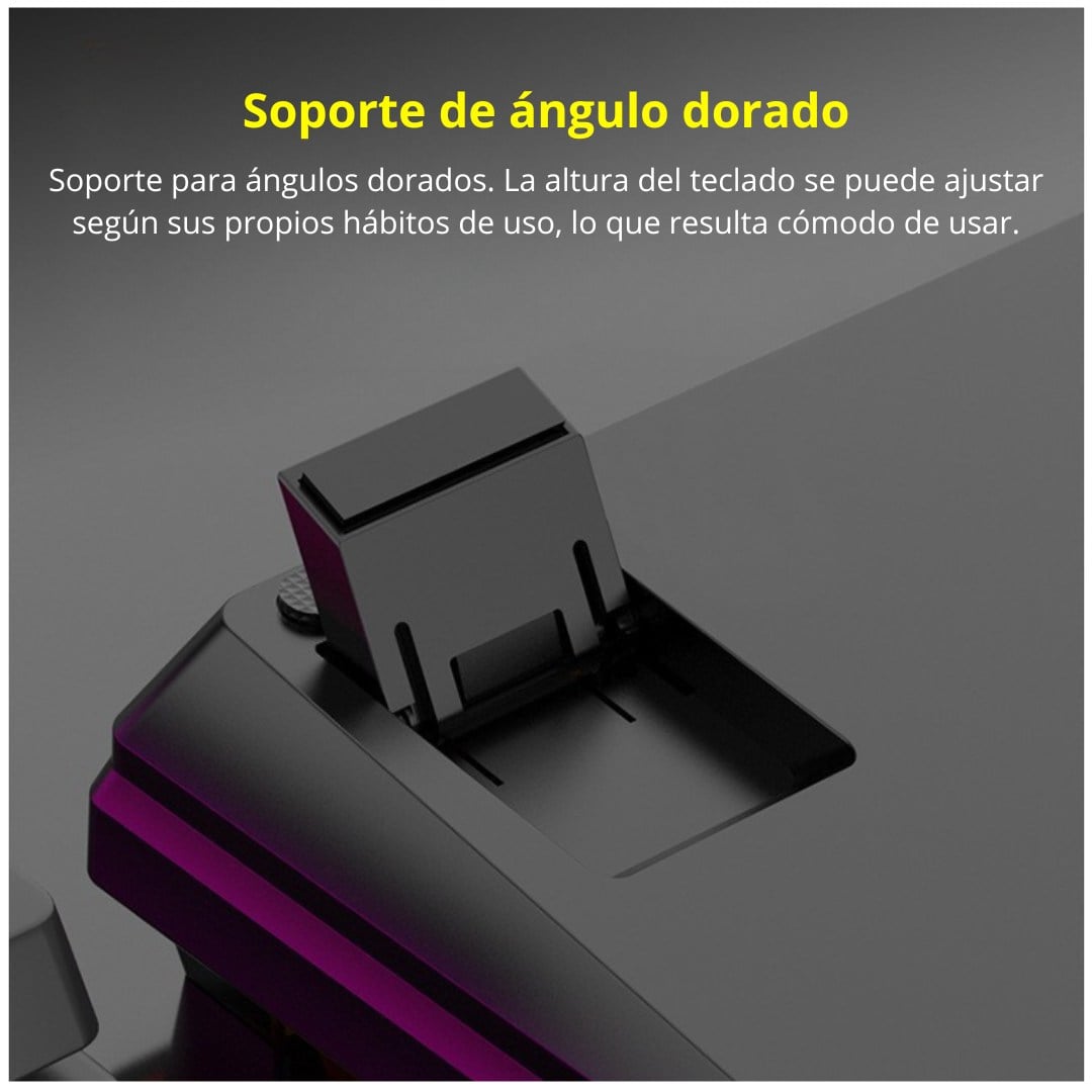 TECLADO MECÁNICO GAMER RGB 104 TECLAS CON ANTI-GHOSTING 26 - 8