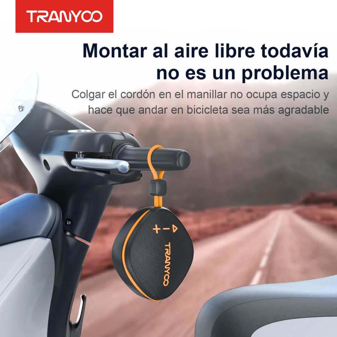 PARLANTE BLUETOOTH TRANYOO T-816 CON RADIO FM TARJETA TF Y USB-C - 6