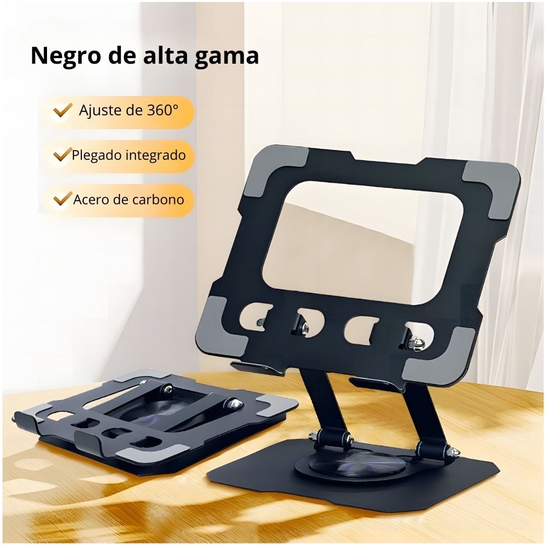 SOPORTE METÁLICO PARA TABLET CON DOBLE EJE Y GIRO 360° NOS955 - 2