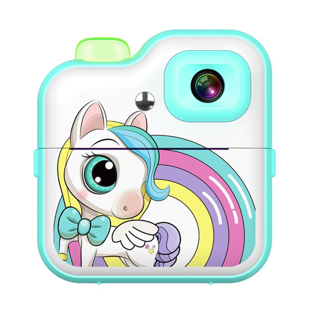 CÁMARA DIGITAL INFANTIL UNICORNIO CON IMPRESORA INSTANTÁNEA - 1