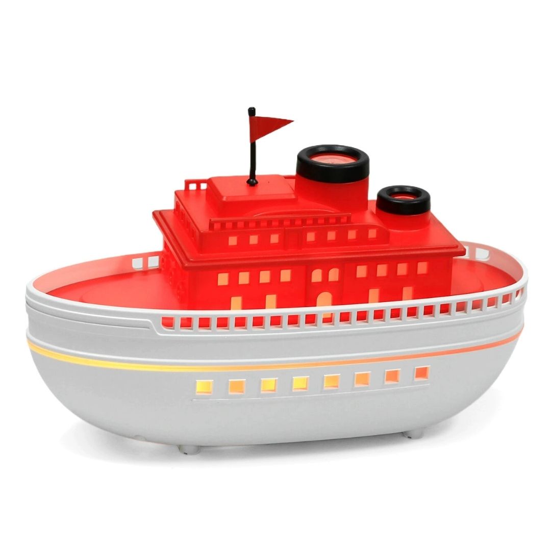 DIFUSOR DE AROMA ULTRASÓNICO BARCO 300ML CON LUCES LED Y TEMPORIZADOR - 1