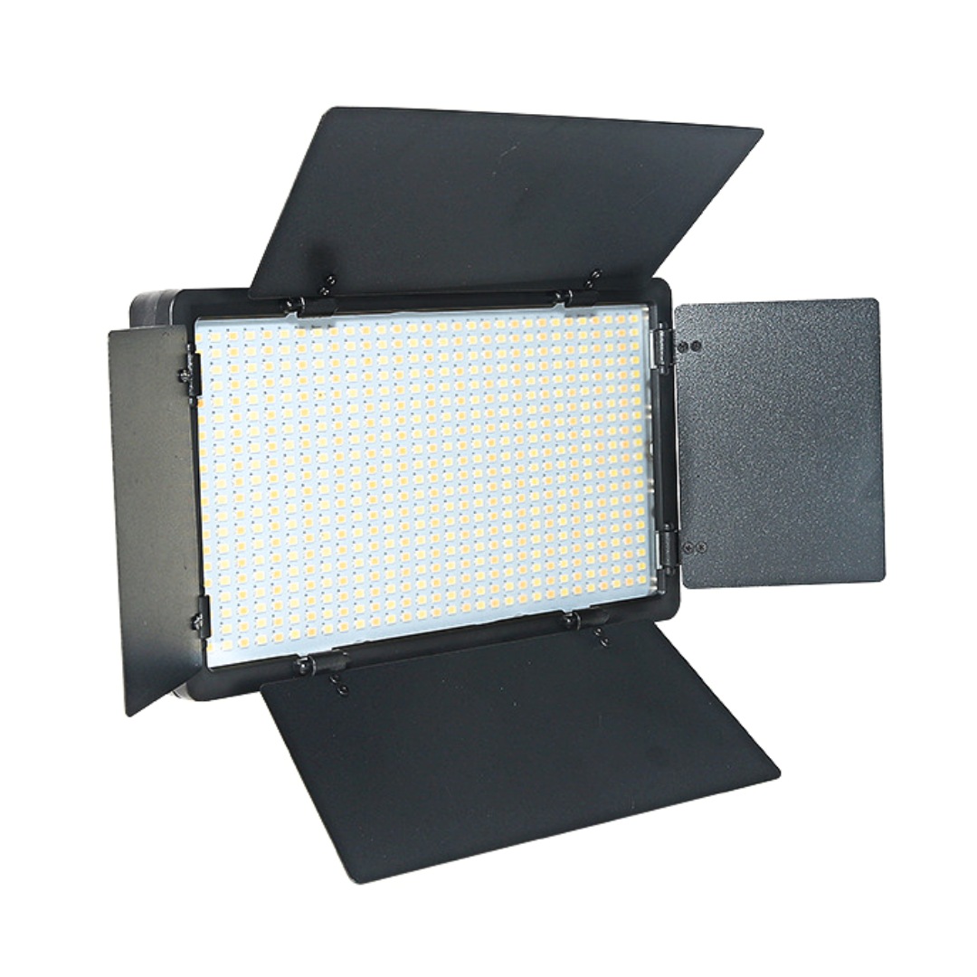 PANEL DE LUZ LED 600 BICOLOR PROFESIONAL CON ZAPATA PARA FOTO Y VIDEO - 1