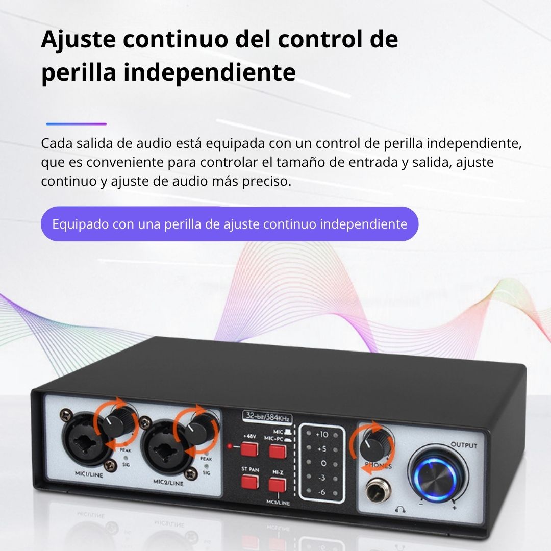 INTERFAZ DE AUDIO PROFESIONAL UR22 MK USB TIPO C CON PHANTOM POWER 48V Y ENTRADAS XLR - TRS DUAL - 5