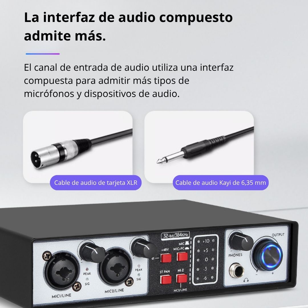INTERFAZ DE AUDIO PROFESIONAL UR22 MK USB TIPO C CON PHANTOM POWER 48V Y ENTRADAS XLR - TRS DUAL - 7
