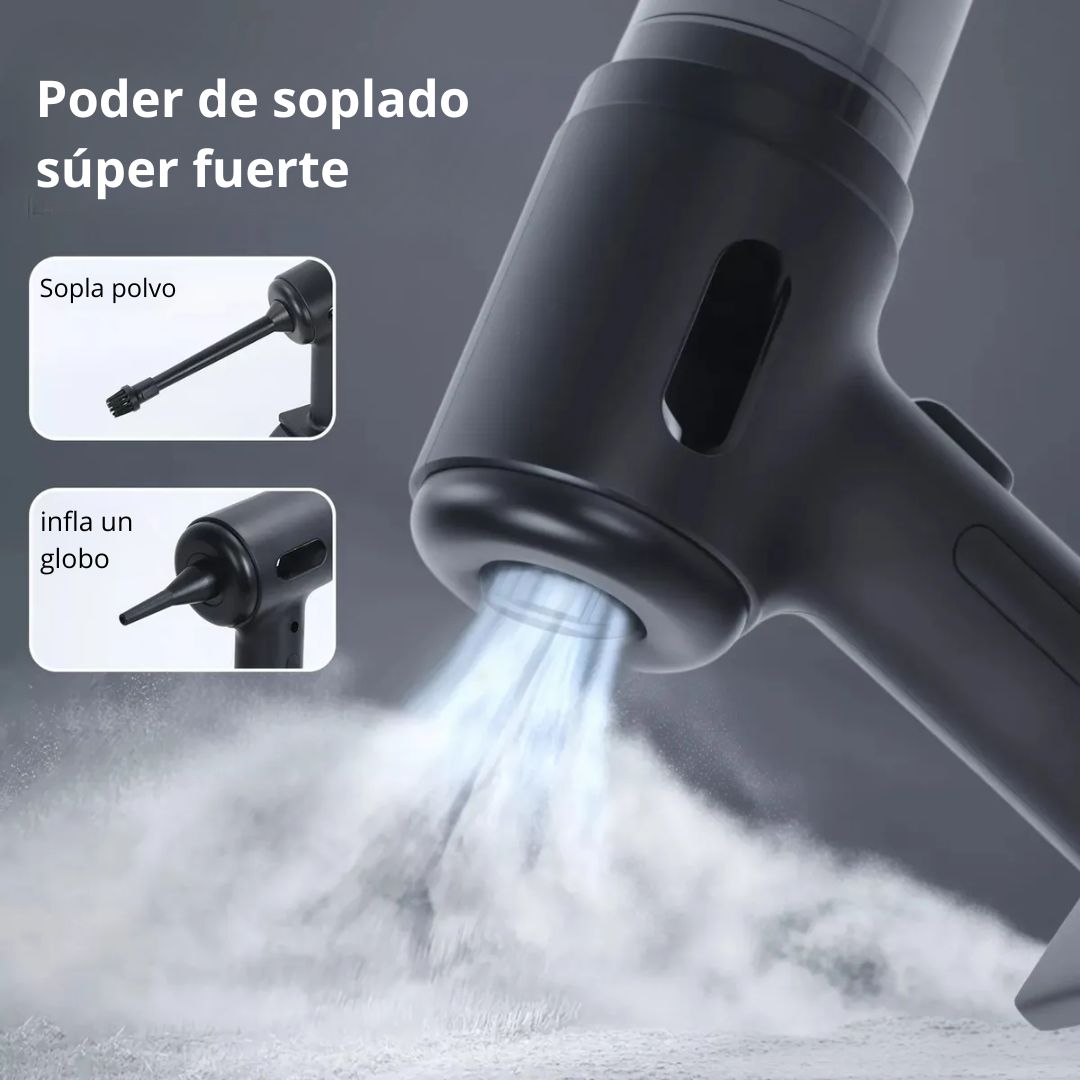 ASPIRADORA INALÁMBRICA PORTÁTIL SEISA MULTIFUNCIÓN CON BATERÍA RECARGABLE PARA AUTO CASA Y OFICINA - 7