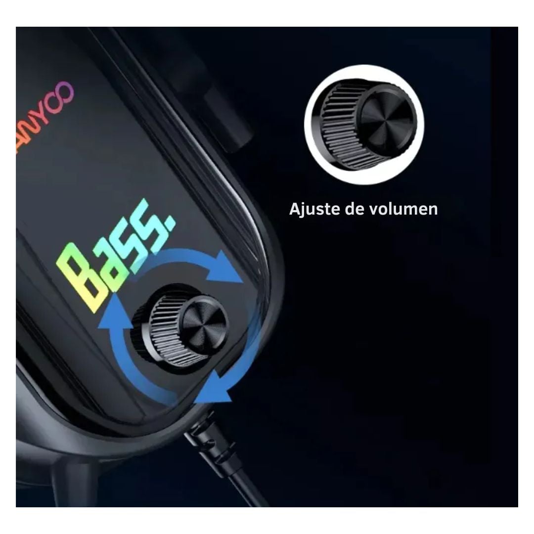 AUDÍFONOS GAMER TRANYOO T-H5 CON MICRÓFONO HD, GRAVES POTENTES, LUCES RGB Y CONEXIÓN 3.5 MM + USB - 4