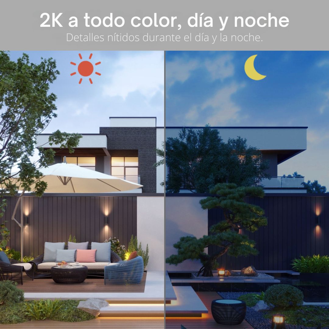 CÁMARA DE SEGURIDAD WIFI PTZ 360° UHD CON DOBLE LENTE ZOOM 36X IA VISIÓN NOCTURNA A COLOR Y SIRENA - 6