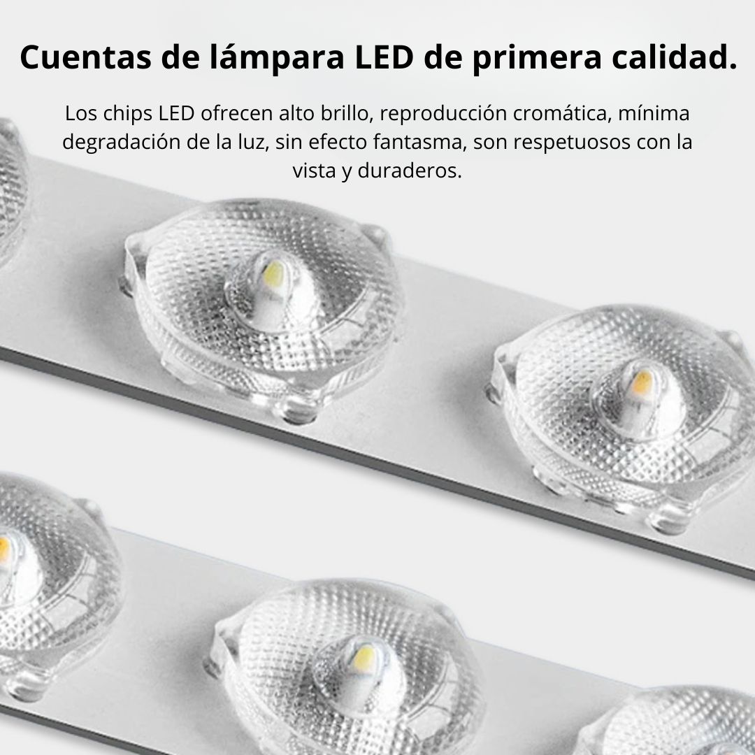 LÁMPARA LED PROFESIONAL MEDIA LUNA CON BRAZO ARTICULADO, 3 COLORES Y BRILLO AJUSTABLE PARA ESTÉTICA - 7