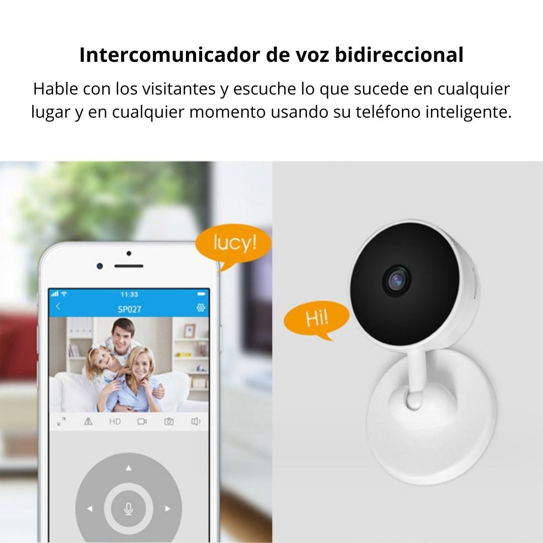 CÁMARA PARA BEBÉ WIFI FULL HD CON VISIÓN NOCTURNA AUDIO BIDIRECCIONAL Y SENSOR DE TEMPERATURA - 6
