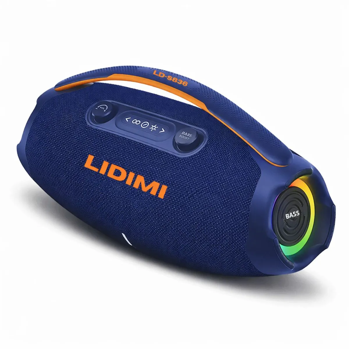 PARLANTE BLUETOOTH 5.3 LIDIMI LD-S836 60W CON BASS BOOST Y LUCES RGB - 1