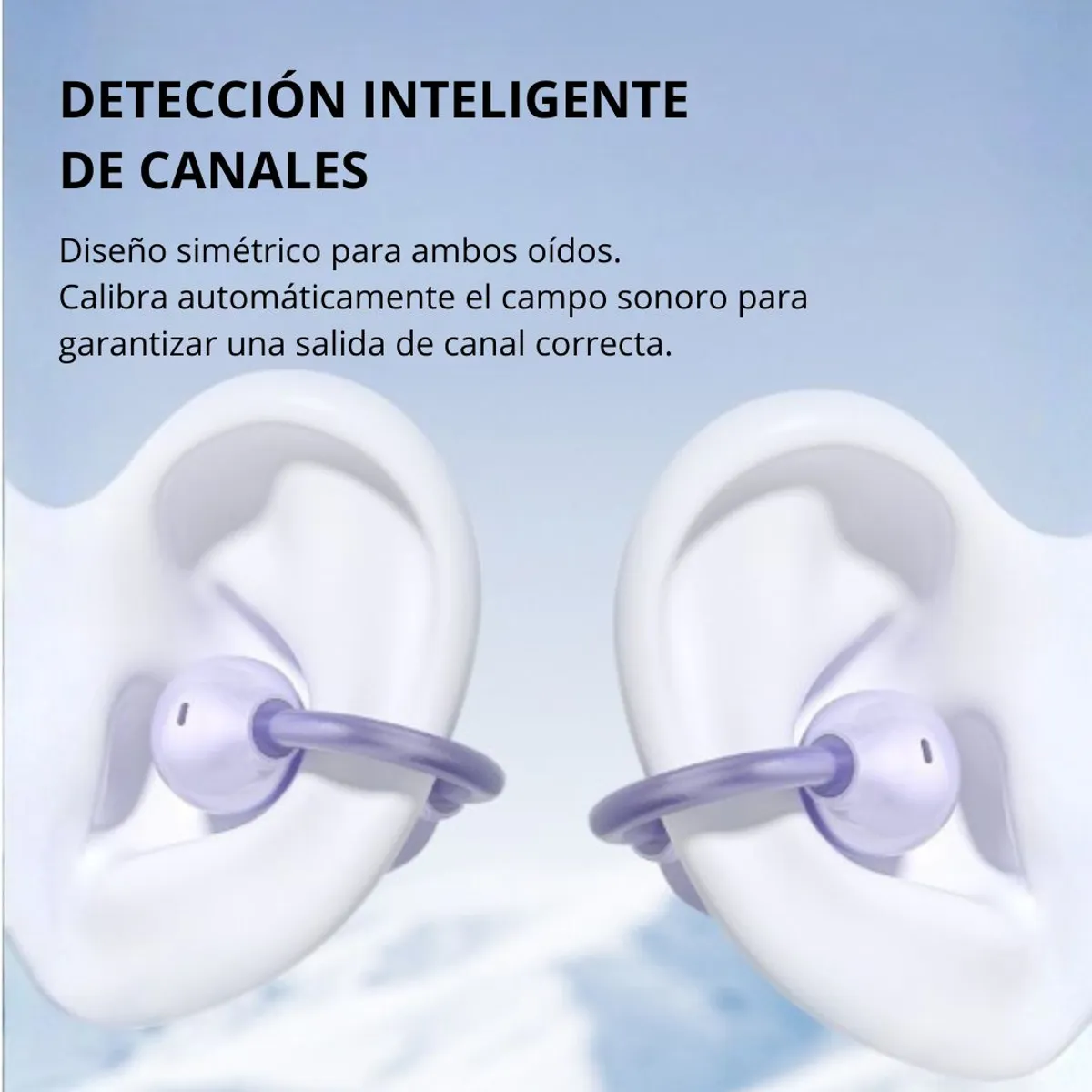 AUDÍFONOS BLUETOOTH OPEN EAR TIPO CLIP MANOS LIBRES CON ENC, SONIDO ESPACIAL Y BLUETOOTH 5.3 - 3
