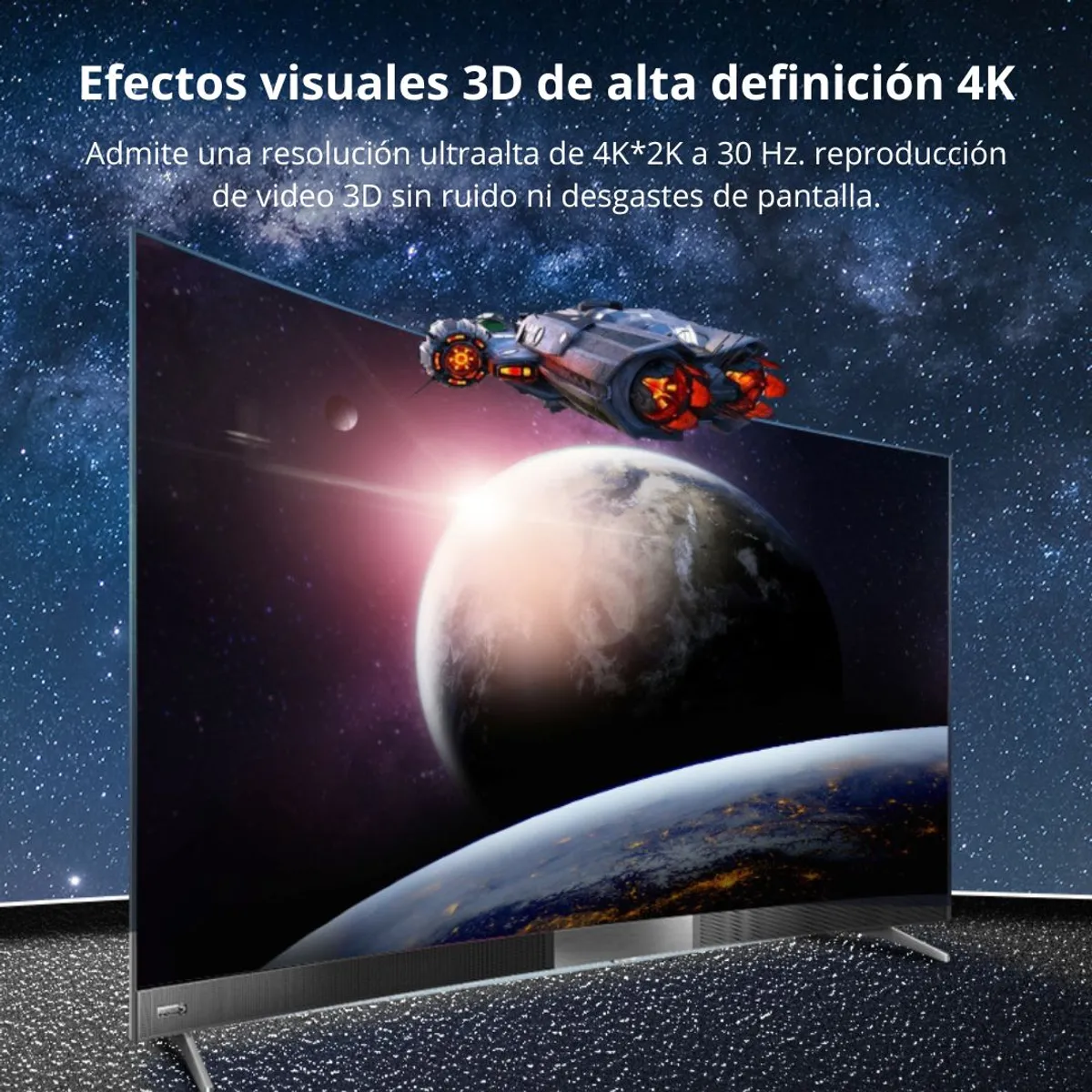 SPLITTER HDMI 1X4 4K UHD 30HZ PARA DUPLICAR SEÑAL A 4 PANTALLAS PLUG Y PLAY DIVISOR HDMI - 6
