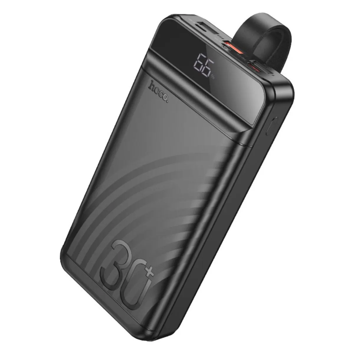 POWER BANK 30000 MAH HOCO J123B CARGA RÁPIDA 22.5W PD 20W PANTALLA LED Y LINTERNA - 1