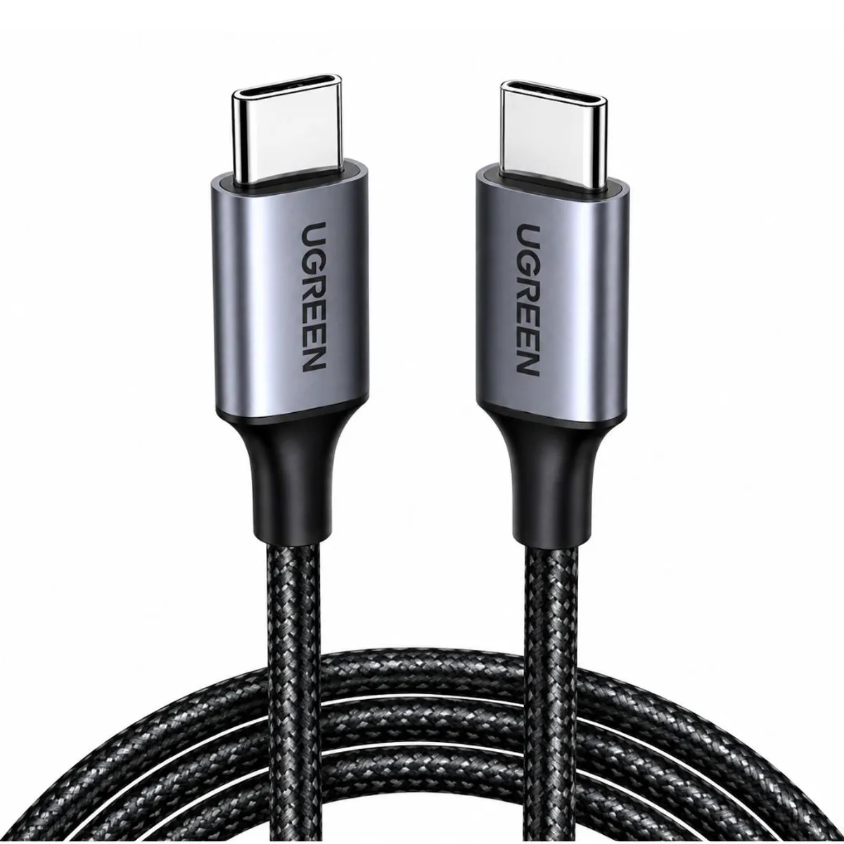 CABLE USB-C A USB-C UGREEN US261 60W 1M CARGA RÁPIDA PD TRENZADO - 1