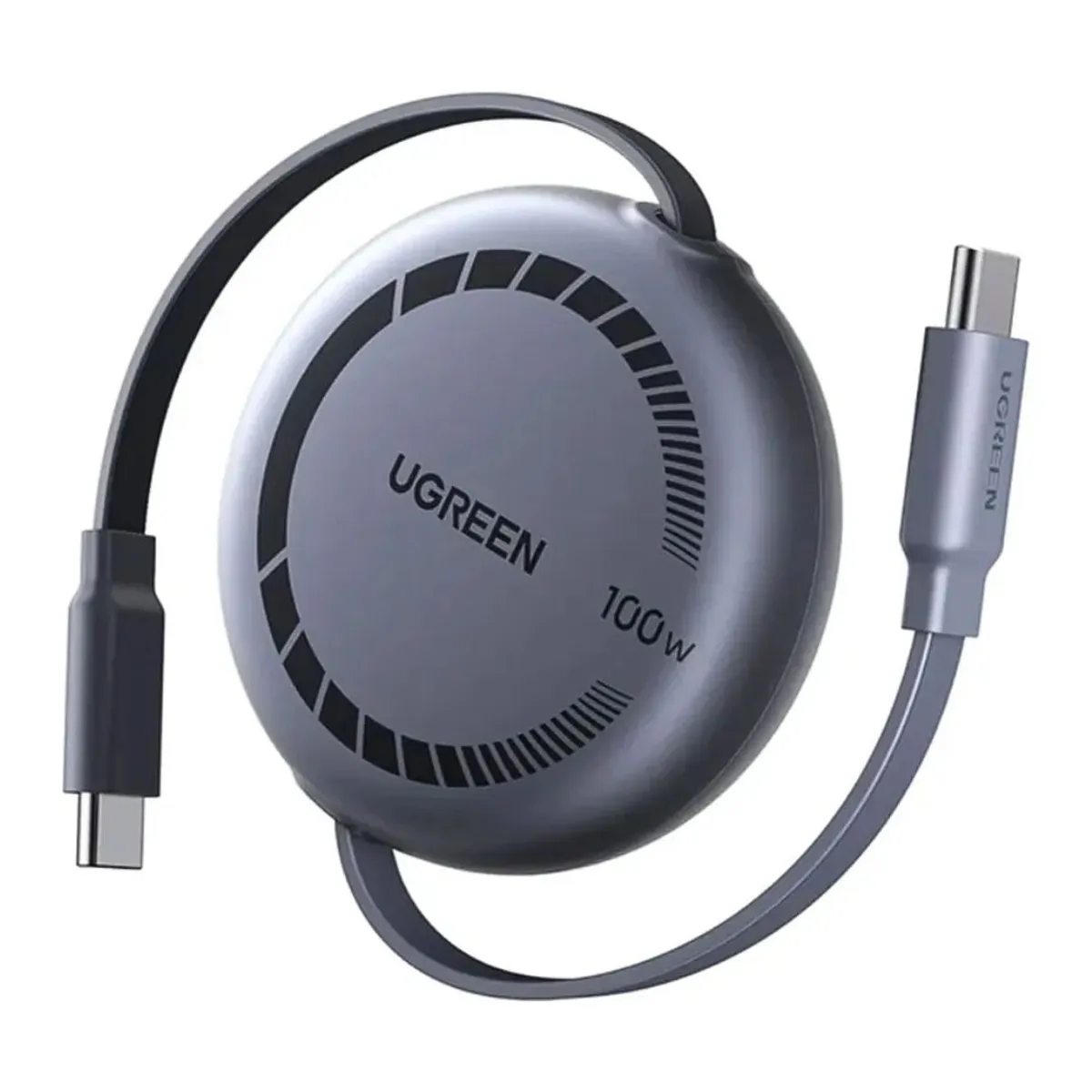 CABLE USB-C A USB-C RETRÁCTIL UGREEN NEXODE L531 100W 1M CON CARGA RÁPIDA PD - 1