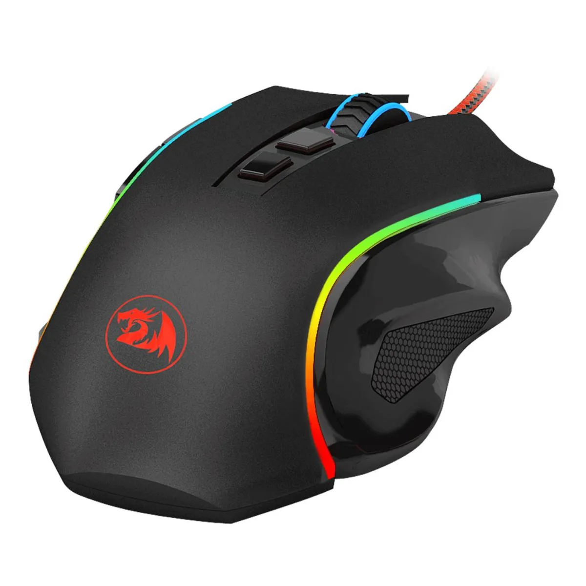MOUSE GAMER REDRAGON M607 GRIFFIN RGB 7200 DPI CON 7 BOTONES PROGRAMABLES - 3