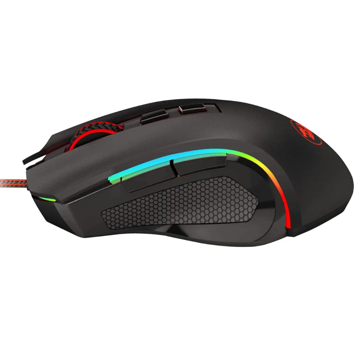 MOUSE GAMER REDRAGON M607 GRIFFIN RGB 7200 DPI CON 7 BOTONES PROGRAMABLES - 5
