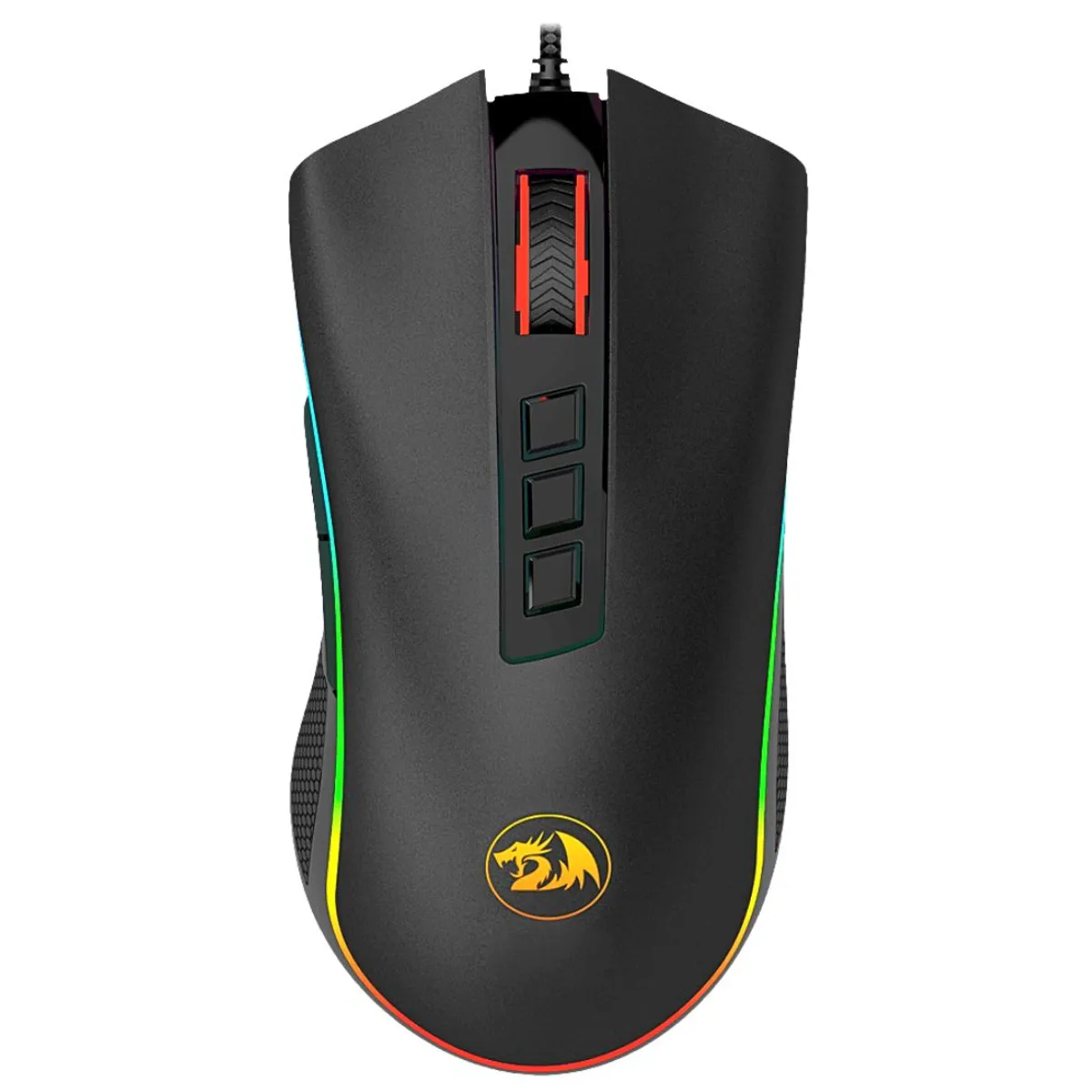 MOUSE GAMER REDRAGON M711 COBRA RGB 10000 DPI CON 8 BOTONES PROGRAMABLES Y SOFTWARE - 4