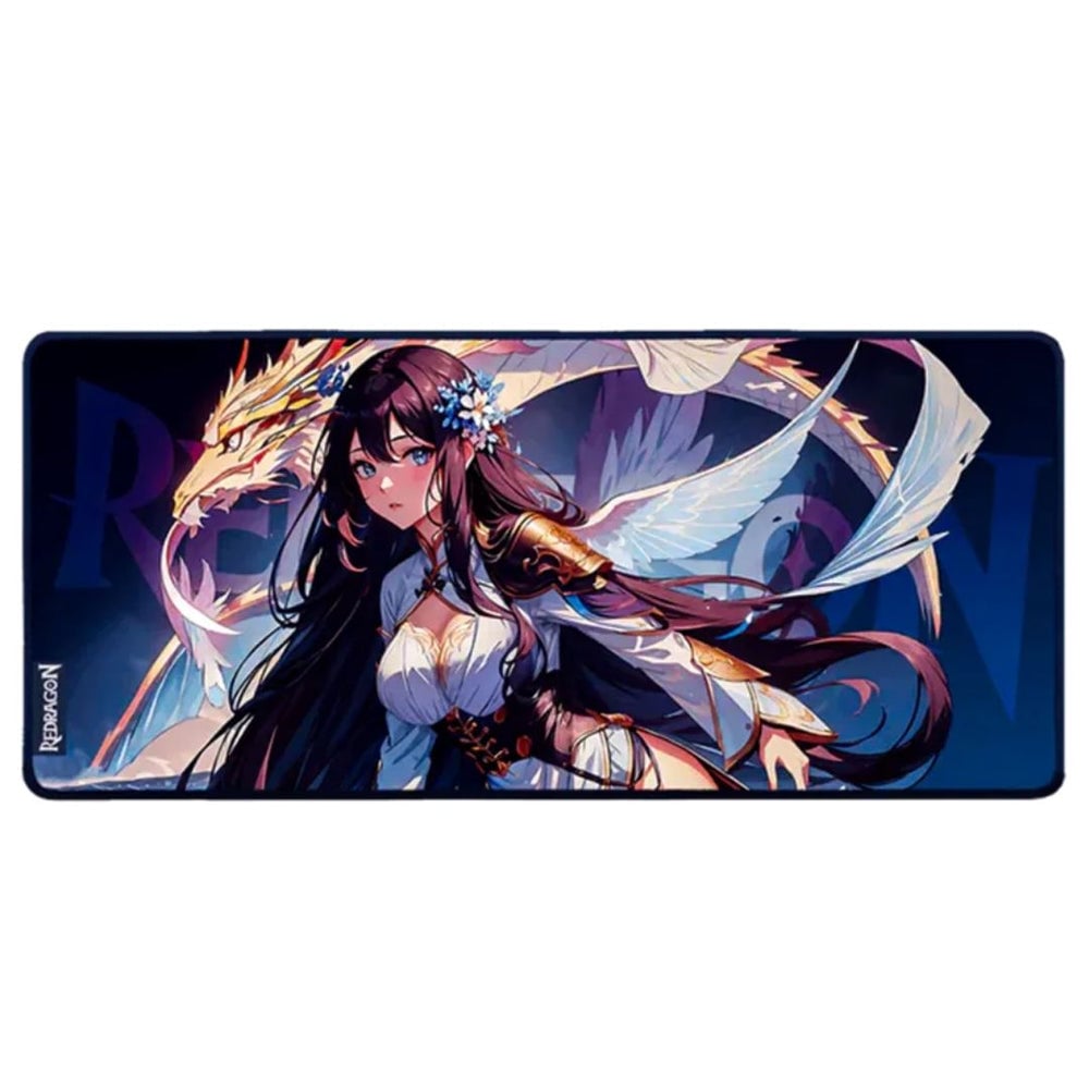 MOUSEPAD GAMER XL REDRAGON AK1 L DISEÑO ANIME 90 X 40 CM ANTIDESLIZANTE IMPERMEABLE - 1
