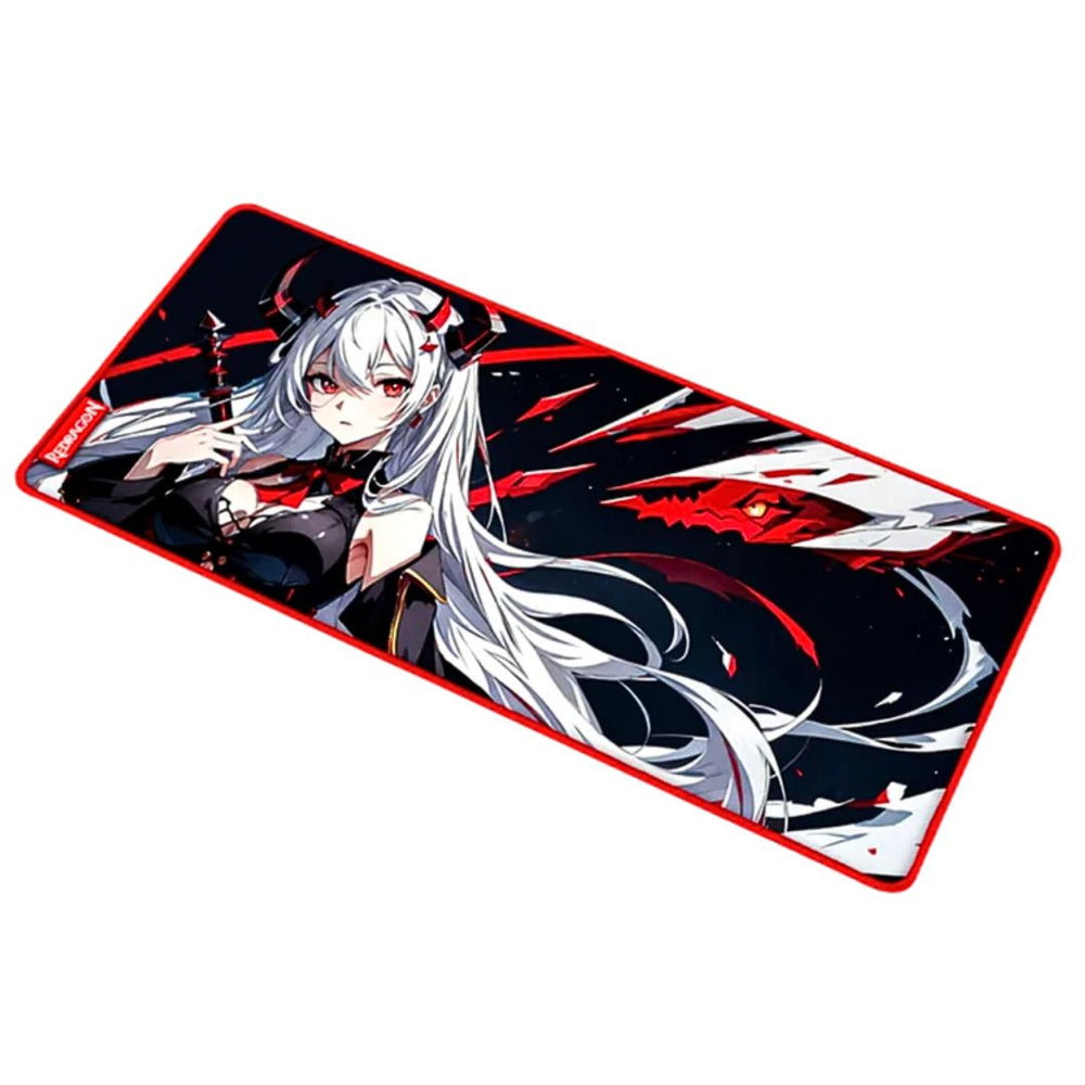 MOUSEPAD GAMER XL REDRAGON AK L DISEÑO ANIME 90 X 40 CM ANTIDESLIZANTE IMPERMEABLE - 5