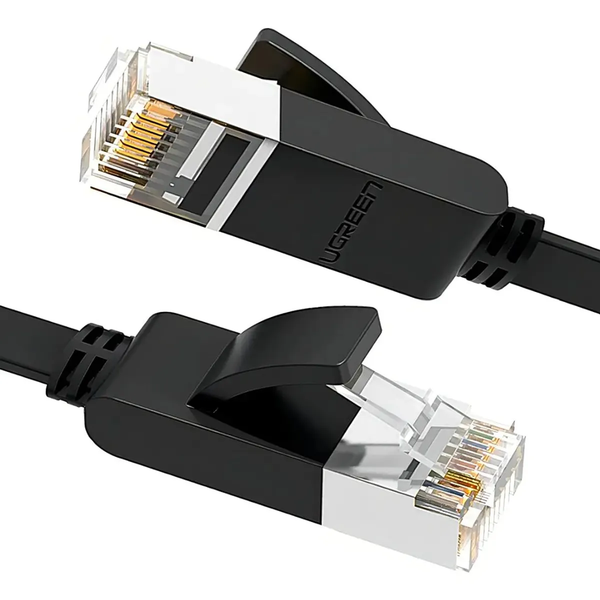 CABLE ETHERNET UGREEN NW101 CAT 6 PLANO 5M RJ45 1000MBPS PARA PS5 XBOX PC ROUTER Y SMART TV - 1