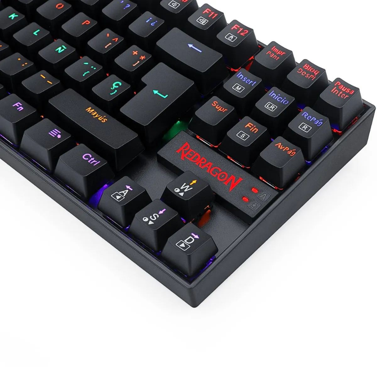 TECLADO MECÁNICO GAMER REDRAGON KUMARA K552 RAINBOW TKL ESPAÑOL CON ANTI-GHOSTING - 7